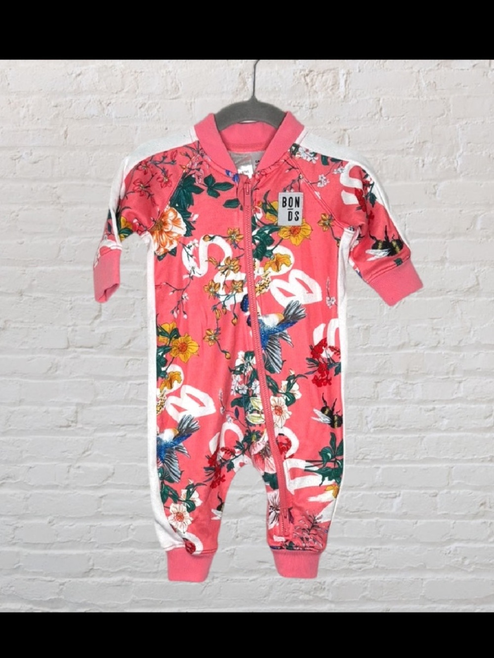 Bonds Floral New Era Wondersuit